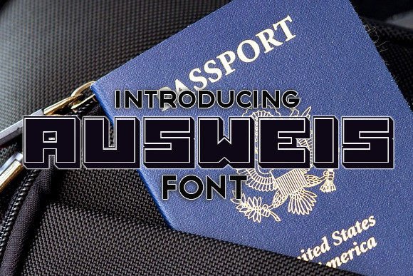 Ausweis: A Bold Font for Creative Projects