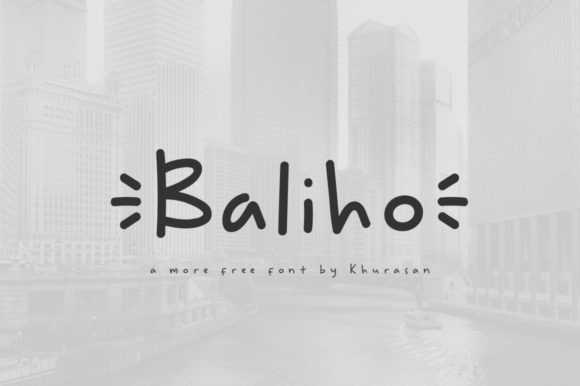 Baliho Font for Creative Projects