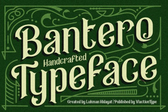 Bantero: A Vintage Display Font for Bold Branding