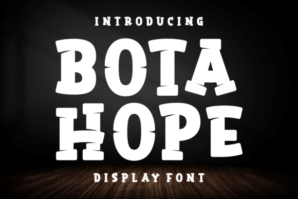 Bota Hope Font for Business Branding