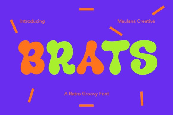 Brats: A Funky Display Font