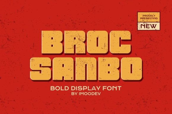 Broc Sanbo Font for Creative Projects