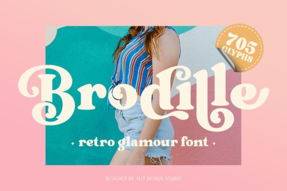 Brodille: A Stylish Font for Small Business