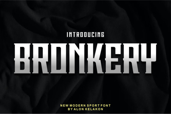 Bronkery Font for Creative Projects