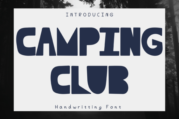 Camping Club Font for Creative Projects