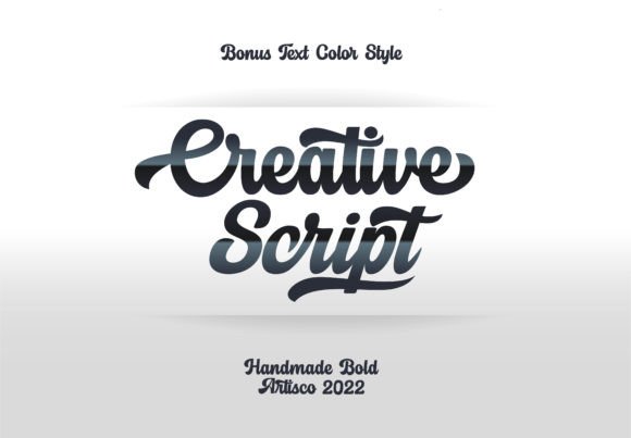 Creative Script Font for Handmade Creations