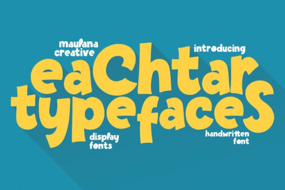 Eachtar: A Fun Handwritten Font