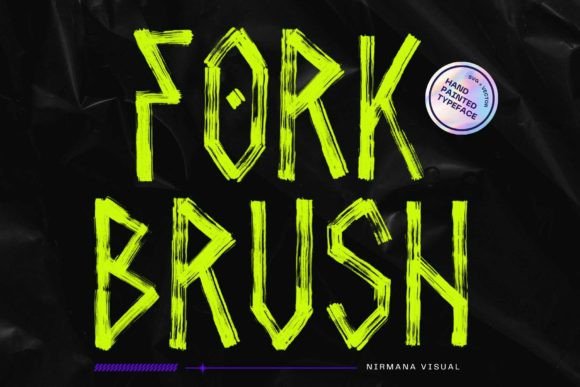 Fork Brush Font for Modern Web Design