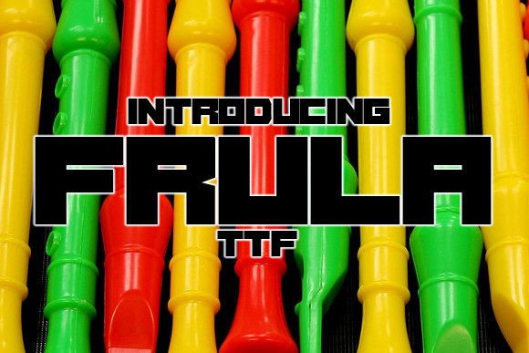 Frula: A Bold Display Font for Impactful Design