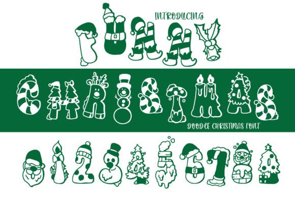 Funny Christmas Font for Creative Projects