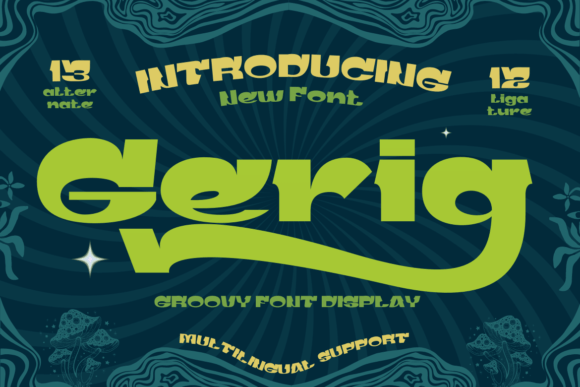 Gerig: A Bold Font for Creative Campaigns