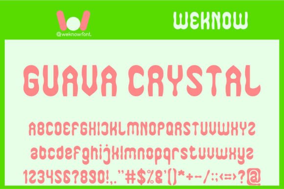 Guava Crystal Font for Bold Branding