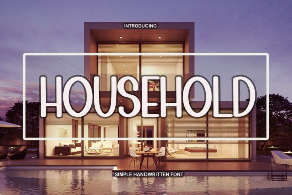 Household Font for Business Branding