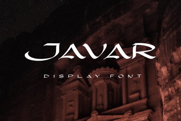Javar: A Bold Display Font