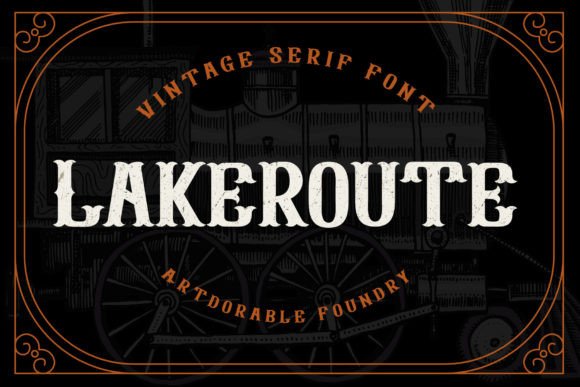 Lakeroute Font for Web Design