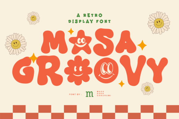 Masa Groovy Font for Creative Makers