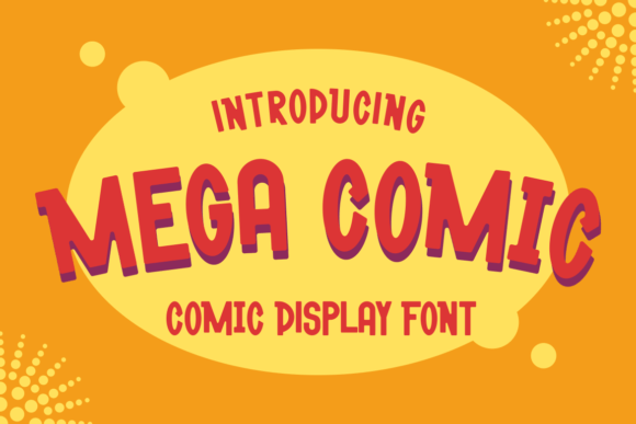 Mega Comic Font for Creative Design