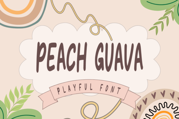 Peach Guava Font for Creative Design