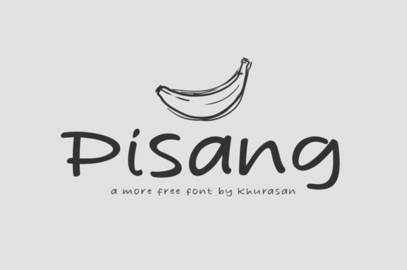 Pisang Font for Creative Projects