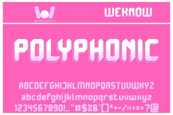 Polyphonic: A Futuristic Font for Business Branding