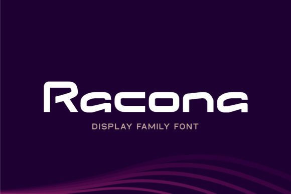 Racona: A Display Font for Business Branding