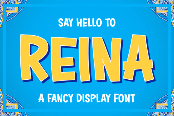 Reina: A Stylish Display Font