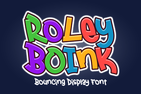 Roley Boink Font for Bold Campaigns