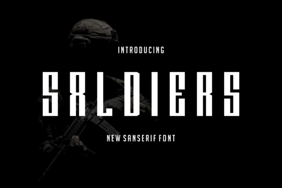Saldiers Font for Bold Web Design