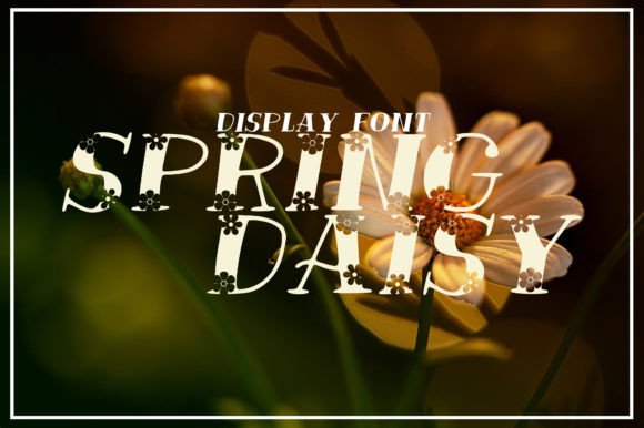 Spring Daisy Font for Creative Makers
