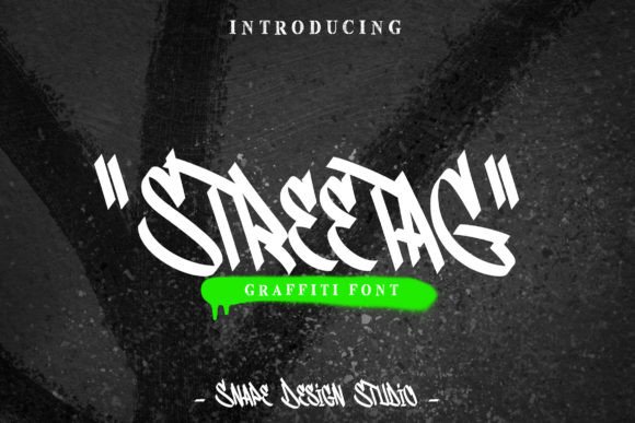 Streetag: A Bold Display Font for Creative Projects