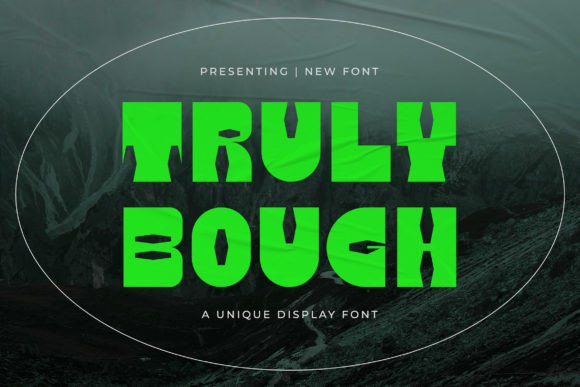Truly Bough: A Font for Editorial Magic