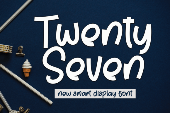 Twenty Seven Font for Web Design