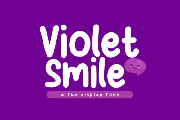 Violet Smile Font for Creative Design