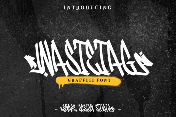 Wastetag Font: Urban Style for Creative Projects