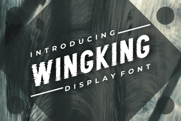 Wingking Font for Creative Projects