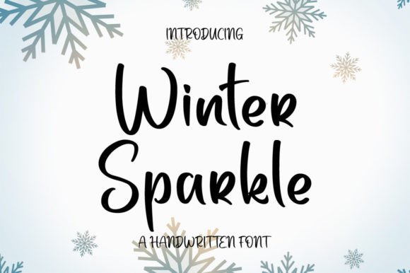 Winter Sparkle Font Review